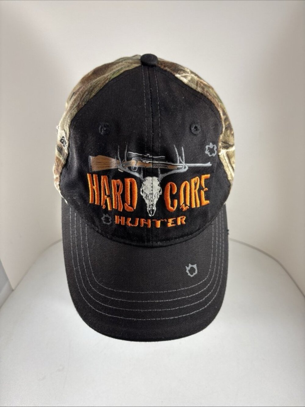 RealTree Hard Core Hunter Adjustable Camouflage-Brown Trucker Hat